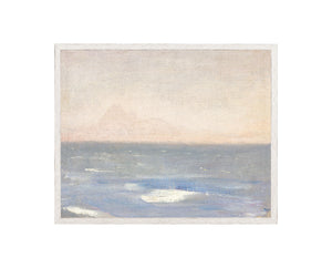 Raw Canvas Series – View from the Sea — nature and landscape fine art print in cool tones at Laurie Yapp Home