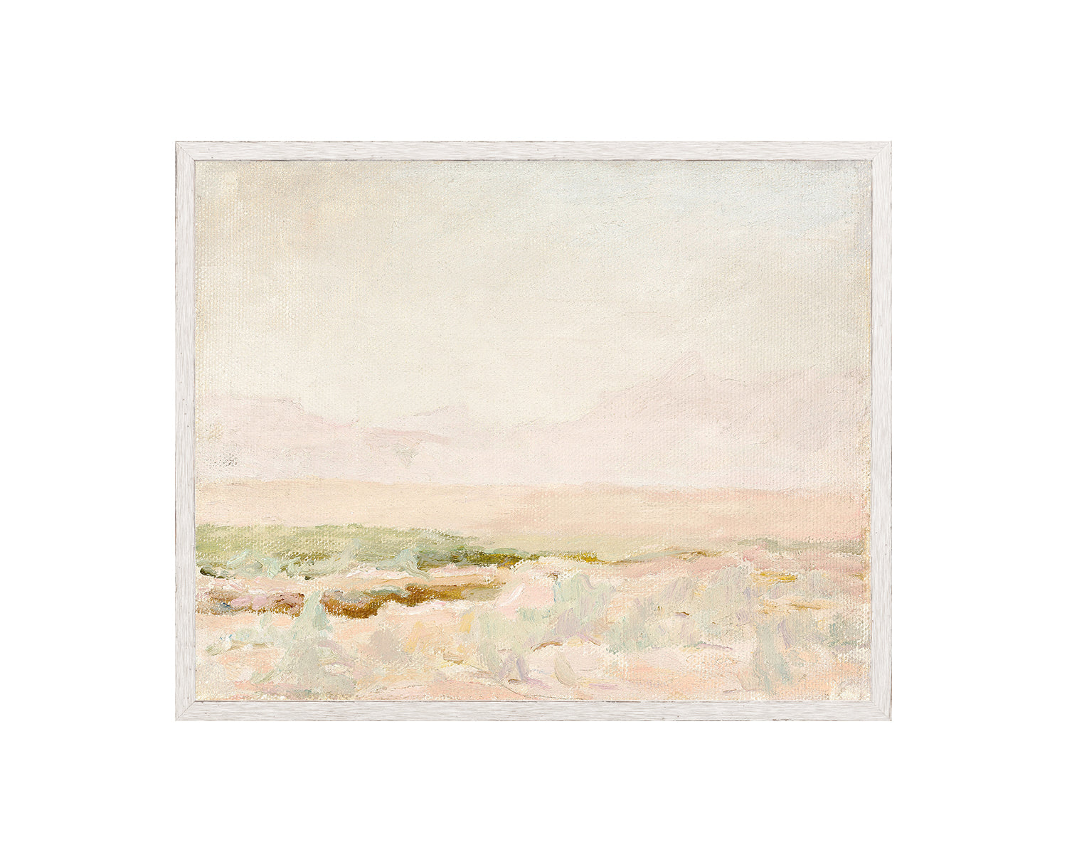 Raw Canvas Series – Desert View — nature and landscape fine art print in cool tones at Laurie Yapp Home