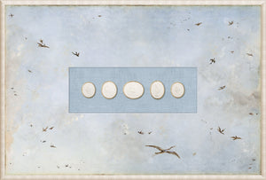 Grand Tour Intaglio – Soaring III, Form II framed art print, 14.75 × 21.75 in