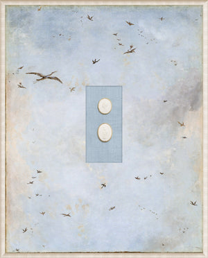 Grand Tour Intaglio – Soaring II, Form VIII framed art print, 16.75 × 20.75 in
