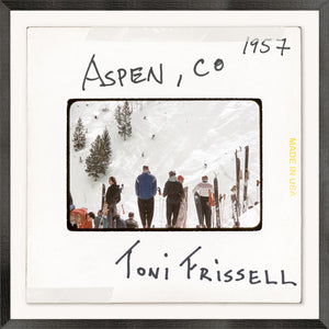 Toni Frissell Slides – Aspen, CO C. 1957 wall art
