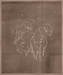 20,75 × 24,75 po – Chocolat