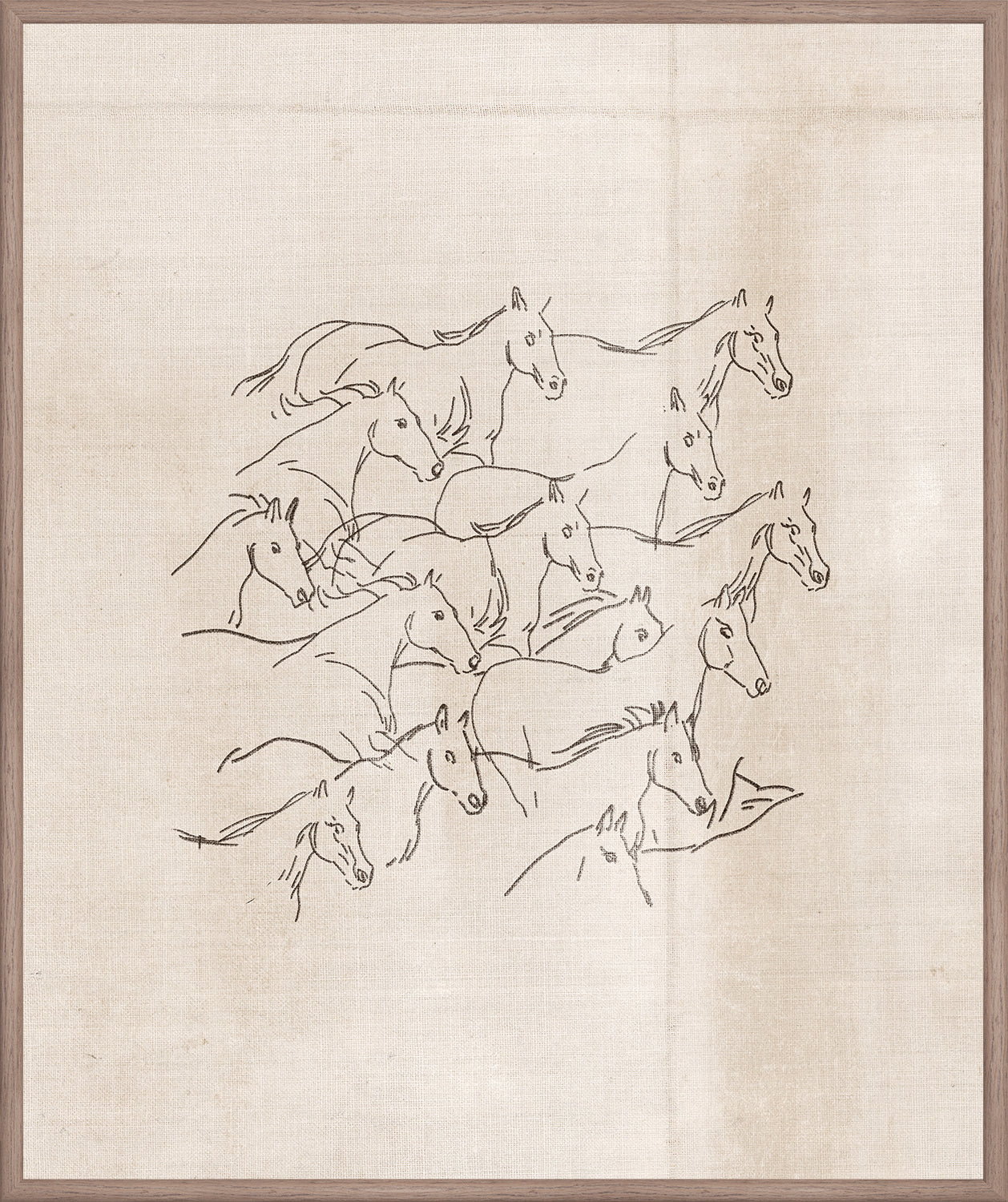 Rustic Mustangs wall art