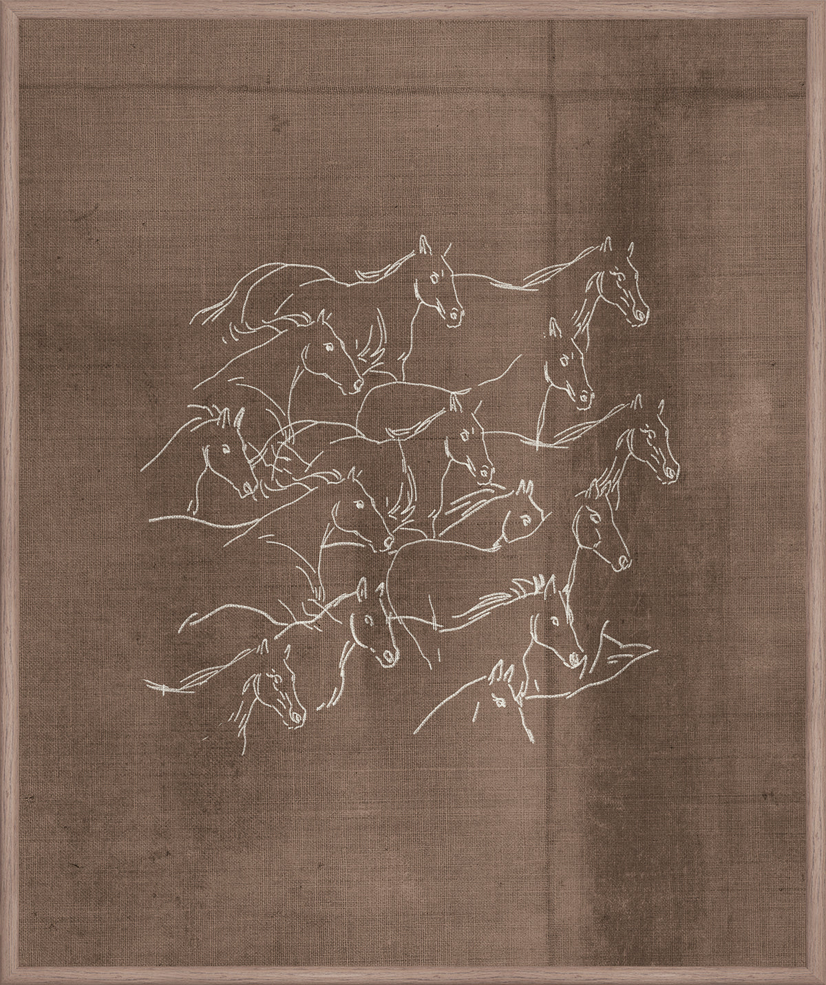 Rustic Mustangs wall art