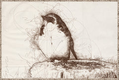 94 × 63,5 cm – Toile contrecollée sur panneau