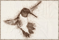 94 × 63,5 cm – Toile contrecollée sur panneau