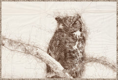 94 × 63,5 cm – Toile contrecollée sur panneau