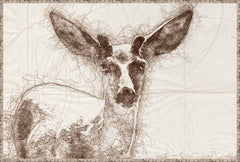 94 × 63,5 cm – Toile contrecollée sur panneau