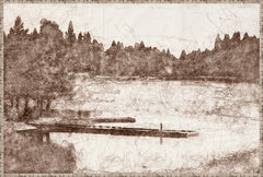 37 × 25 po – Toile contrecollée