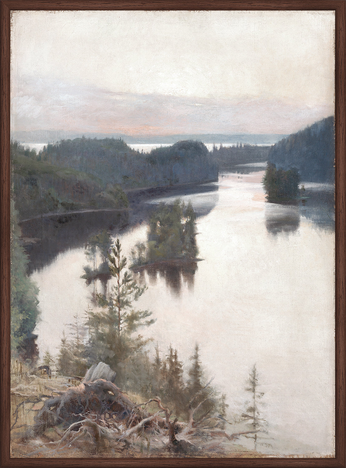 View From The Ridge C. 1902 — nature and landscape fine art print in neutral tones at Laurie Yapp Home