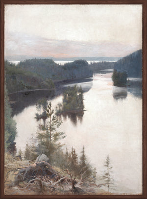 View From The Ridge C. 1902 — nature and landscape fine art print in neutral tones at Laurie Yapp Home