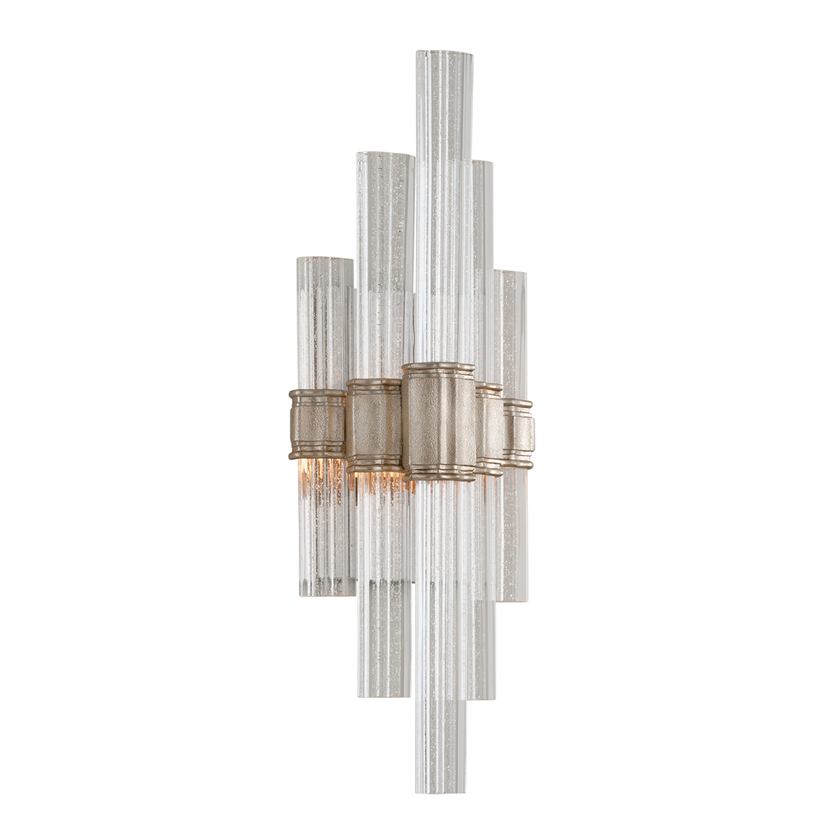 Viola Wall Sconce 7" x 20" — a Corbett wall sconce for bathrooms, hallways, and living rooms at Laurie Yapp Home.