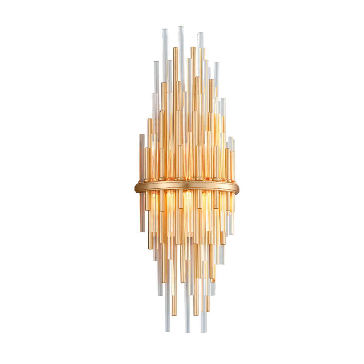 Theory Wall Sconce 8" — a Corbett wall sconce for bathrooms, hallways, and living rooms at Laurie Yapp Home.