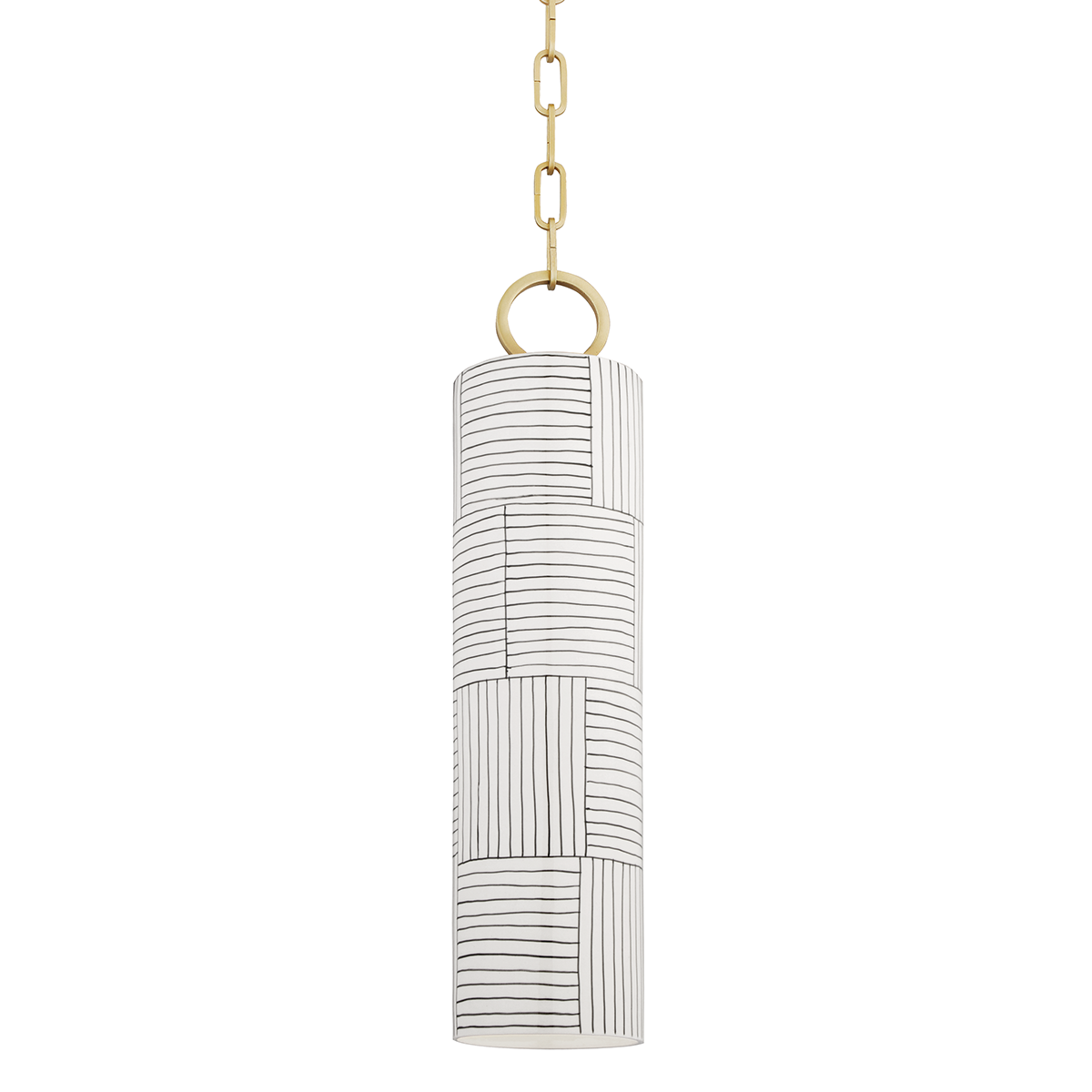 Brookville Pendant in aged brass — a Hudson Valley pendant for kitchens, entries, and dining rooms at Laurie Yapp Home.