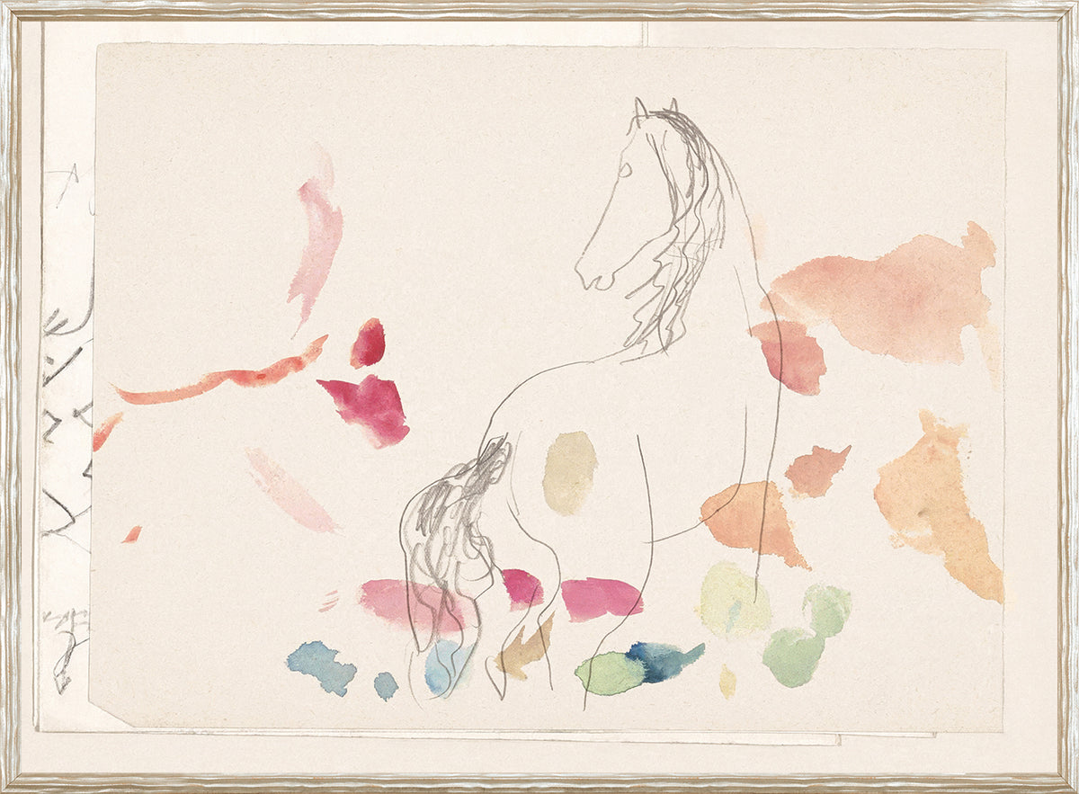 Collection 24 Horse Graphite Study