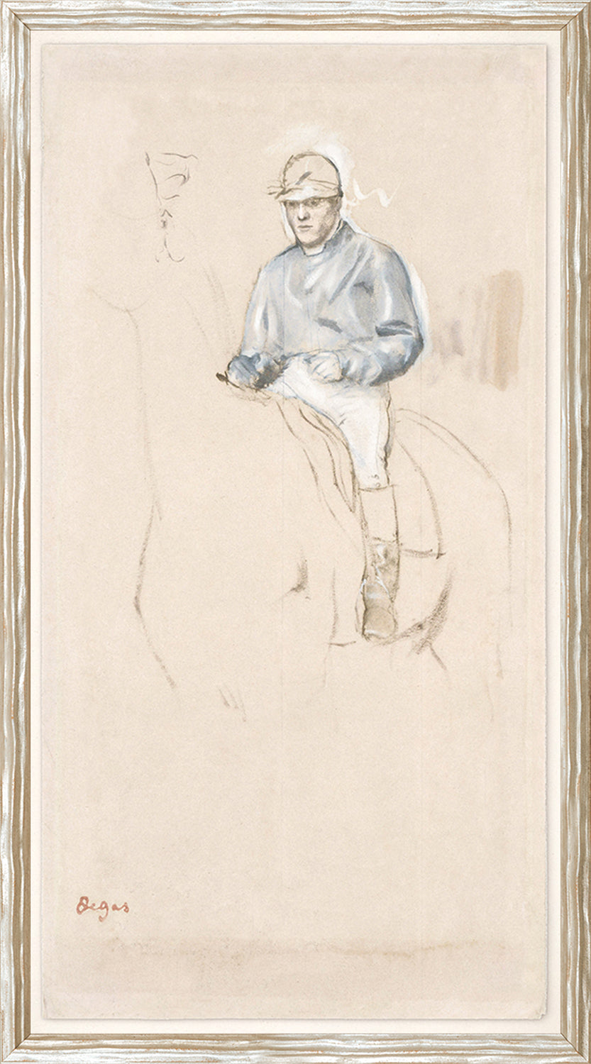 Collection 24 Horse And Rider C 1885 framed art print