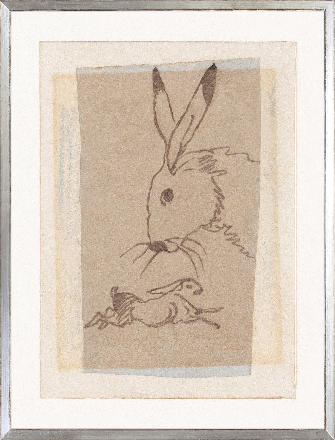 Collection 24 Deer & Rabbit Study Pair Bundle — nature and landscape fine art print shown from another angle