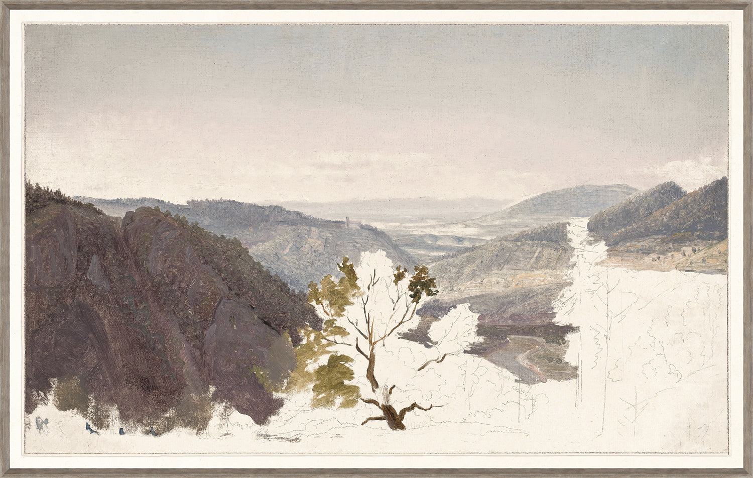 Mountain Landscape Sketch