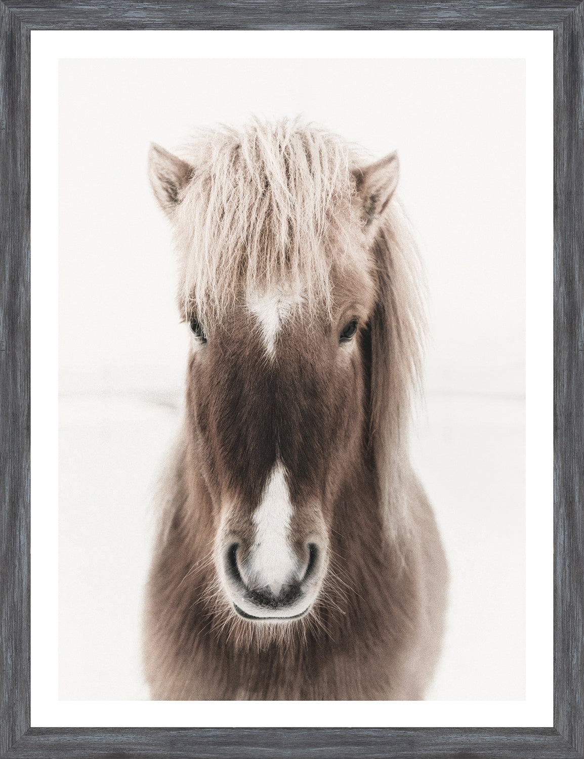 Dakota, Mini, Glass Framed with Grey Moulding — Celadon Art at Laurie Yapp Home.