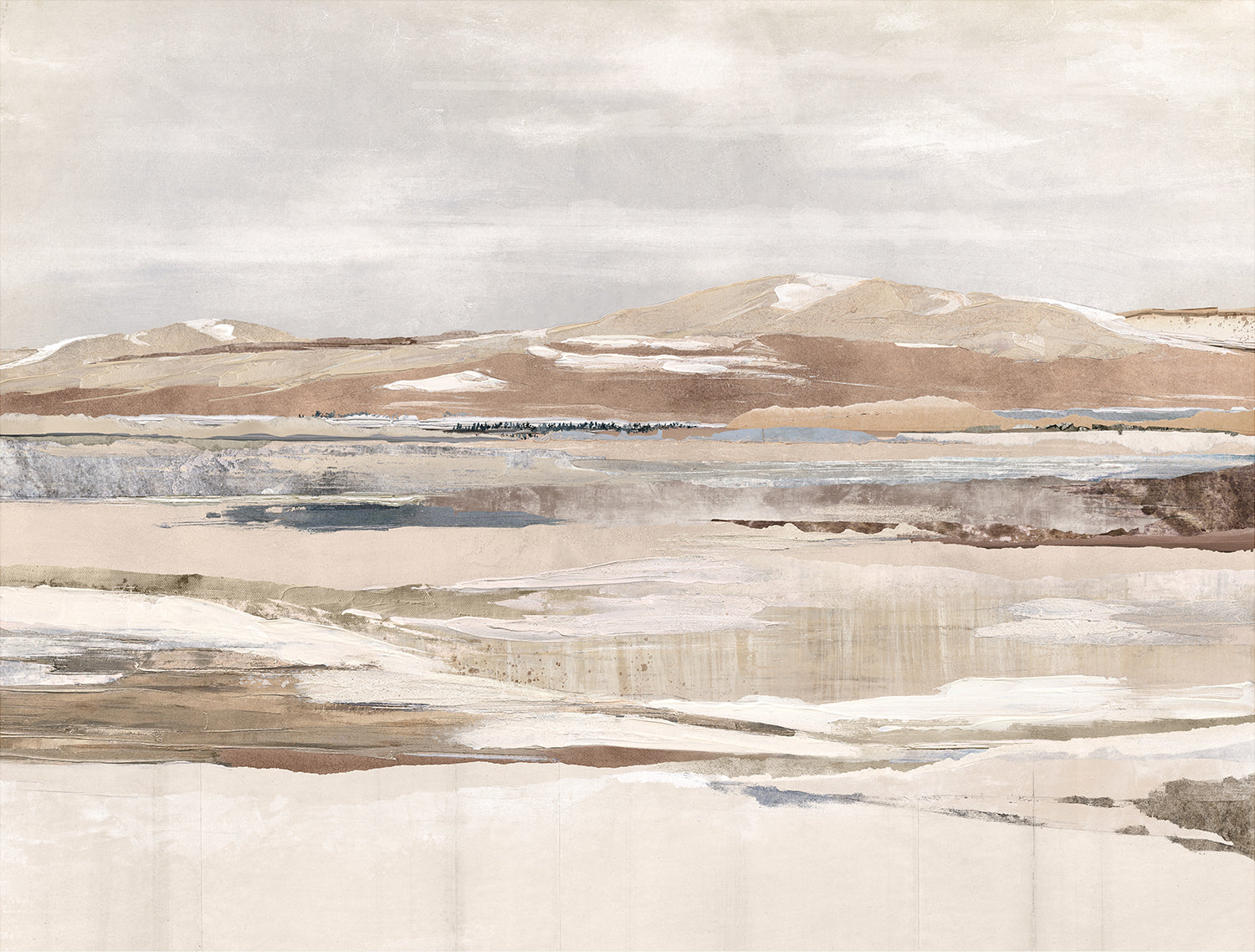 Western Range — nature and landscape fine art print shown from another angle