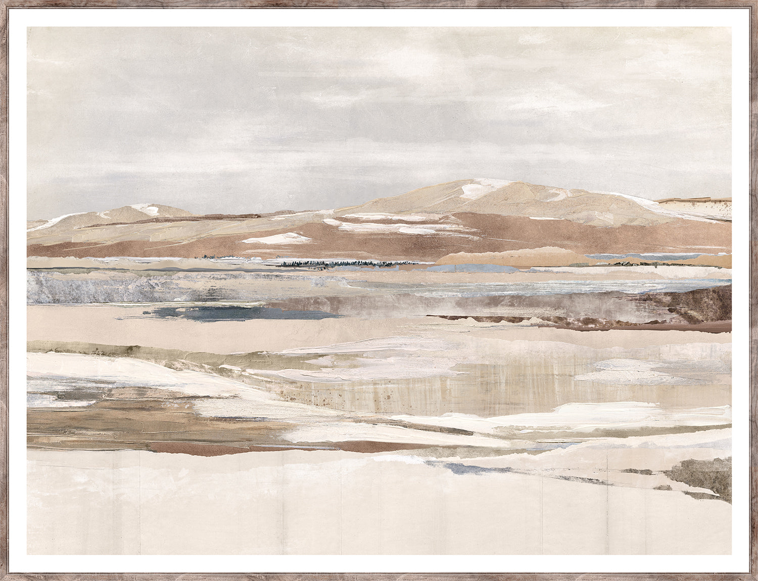 Western Range — nature and landscape fine art print shown from another angle