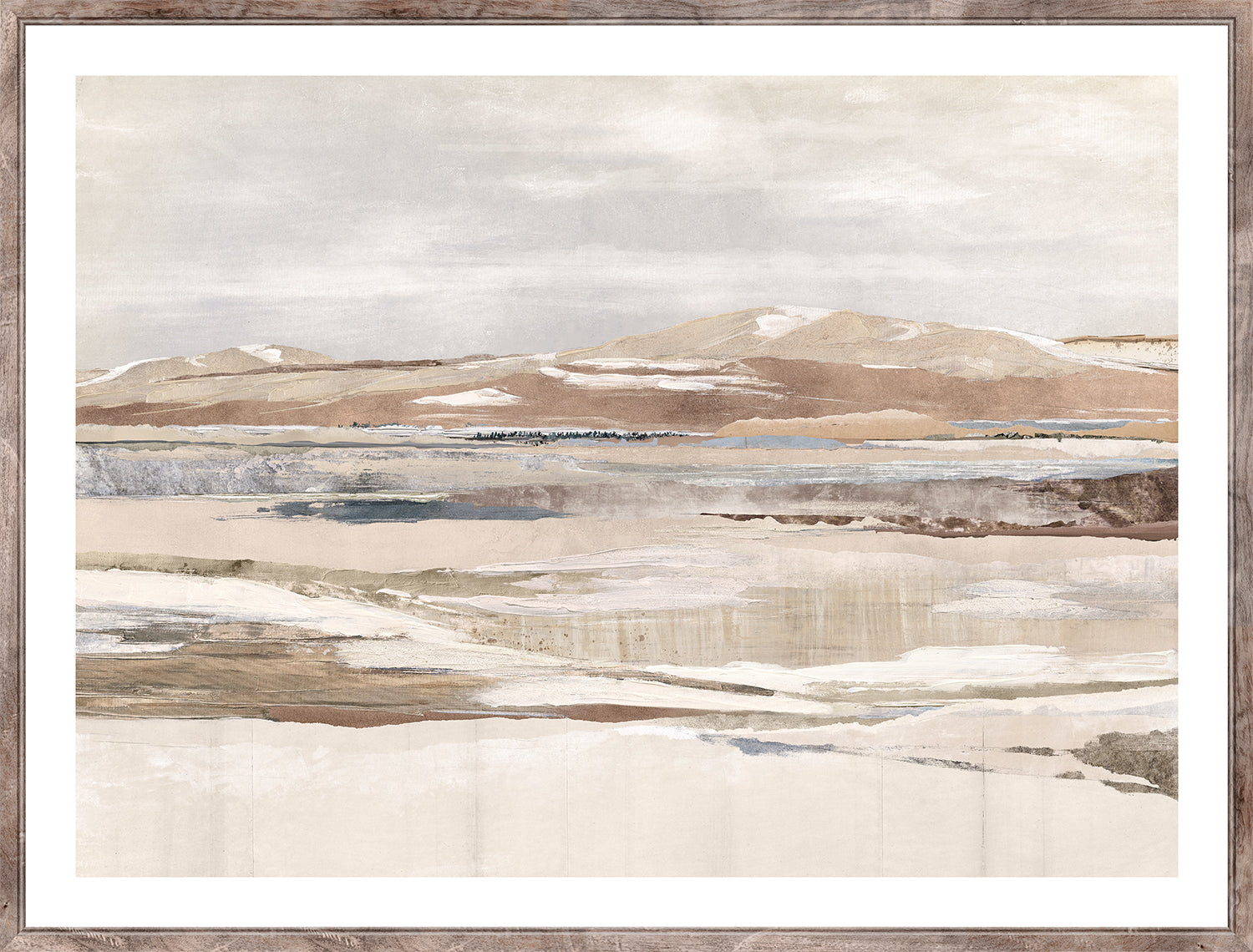 Western Range — nature and landscape fine art print shown from another angle