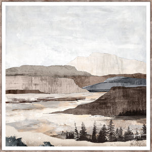 Territory I — nature and landscape fine art print shown from another angle