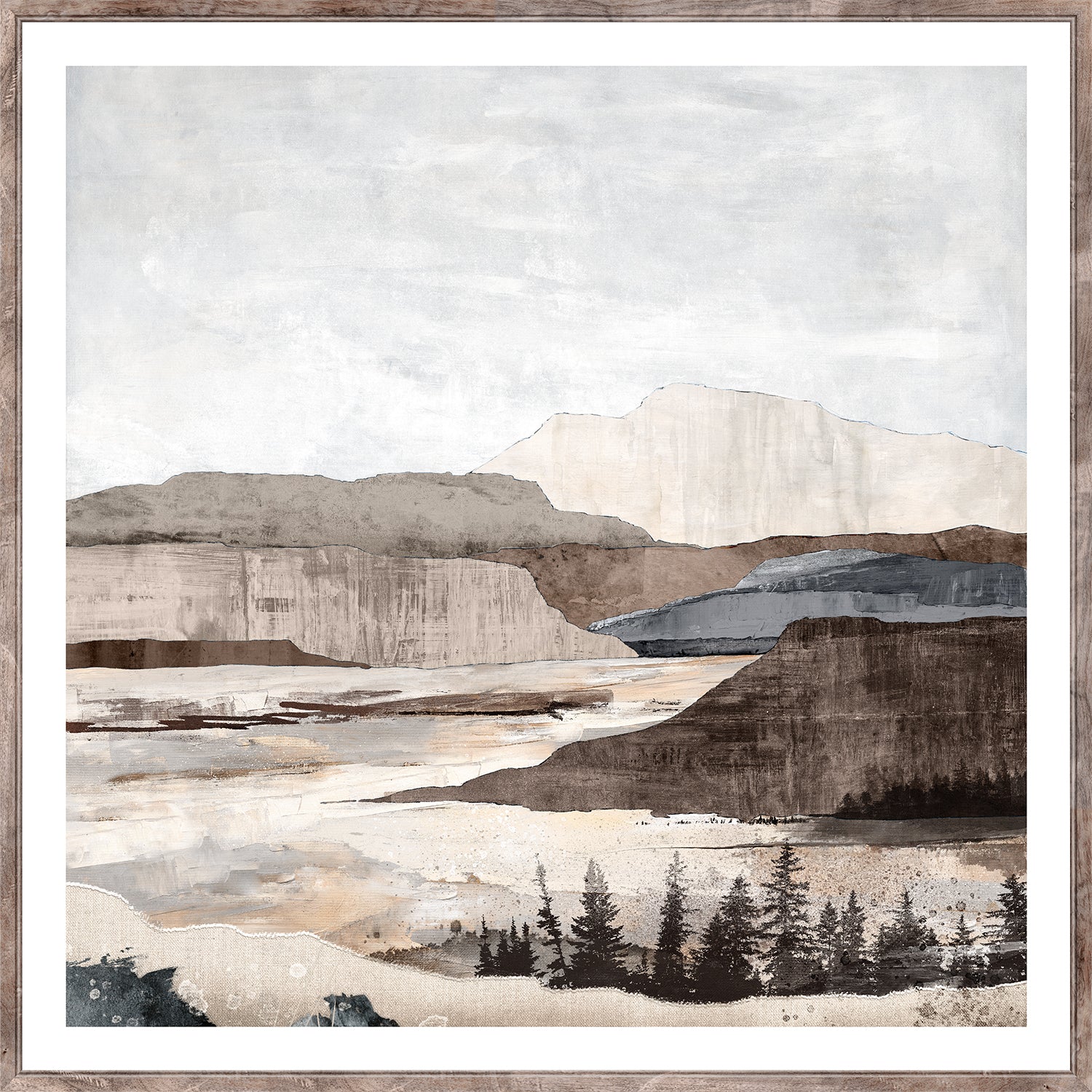 Territory I — nature and landscape fine art print shown from another angle
