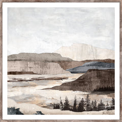 63,5 × 63,5 cm – Sous cadre vitré