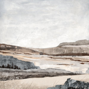 Territory II — nature and landscape fine art print in cool tones at Laurie Yapp Home