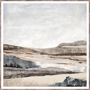 Territory II — nature and landscape fine art print shown from another angle
