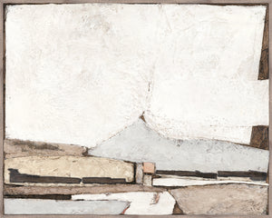 Encaustic Terrain — nature and landscape fine art print shown from another angle