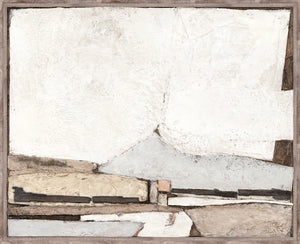 Encaustic Terrain — nature and landscape fine art print shown from another angle