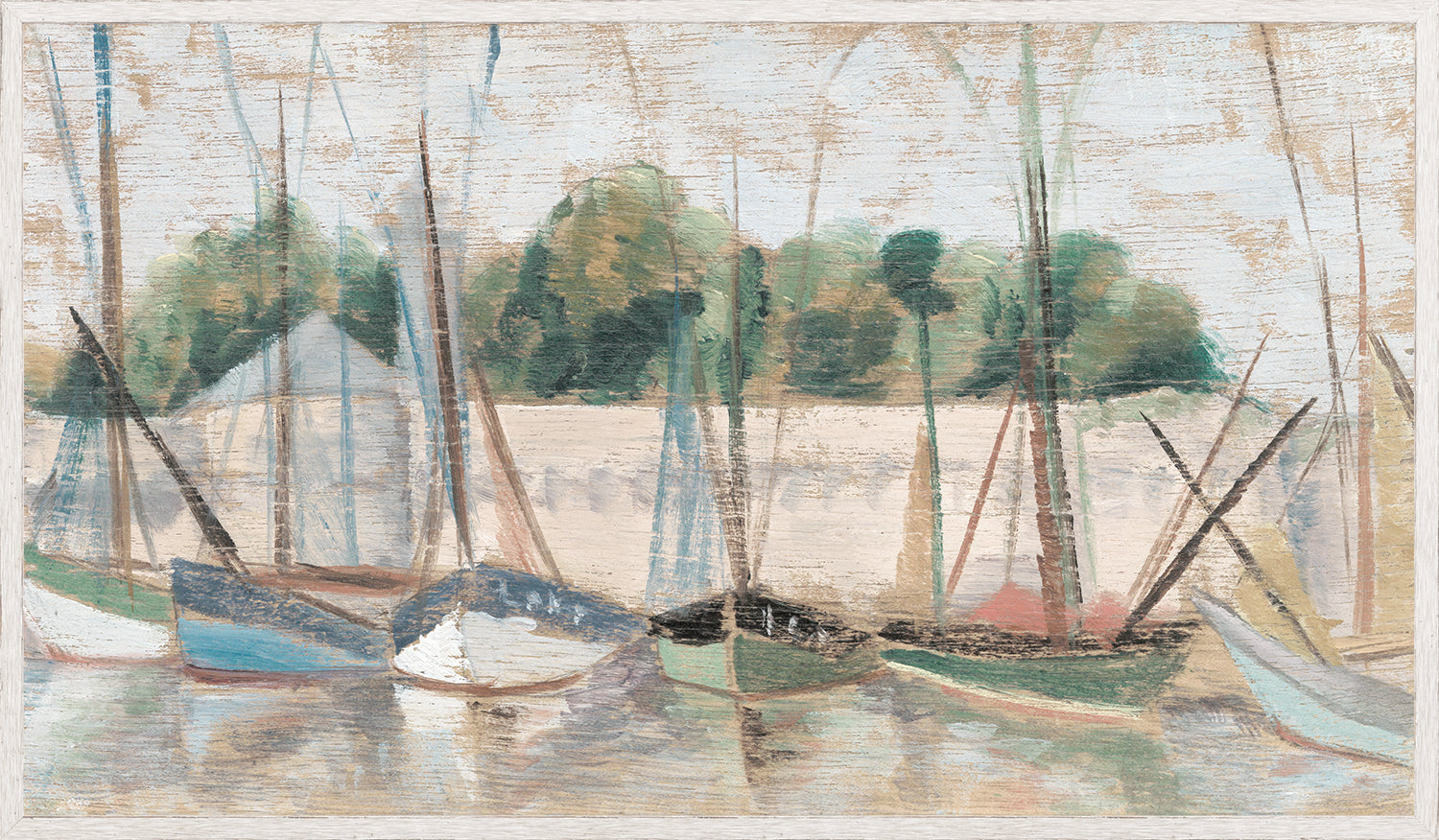 Panel Harbour — nature and landscape fine art print shown from another angle
