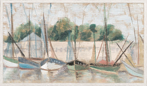 Panel Harbour — nature and landscape fine art print shown from another angle