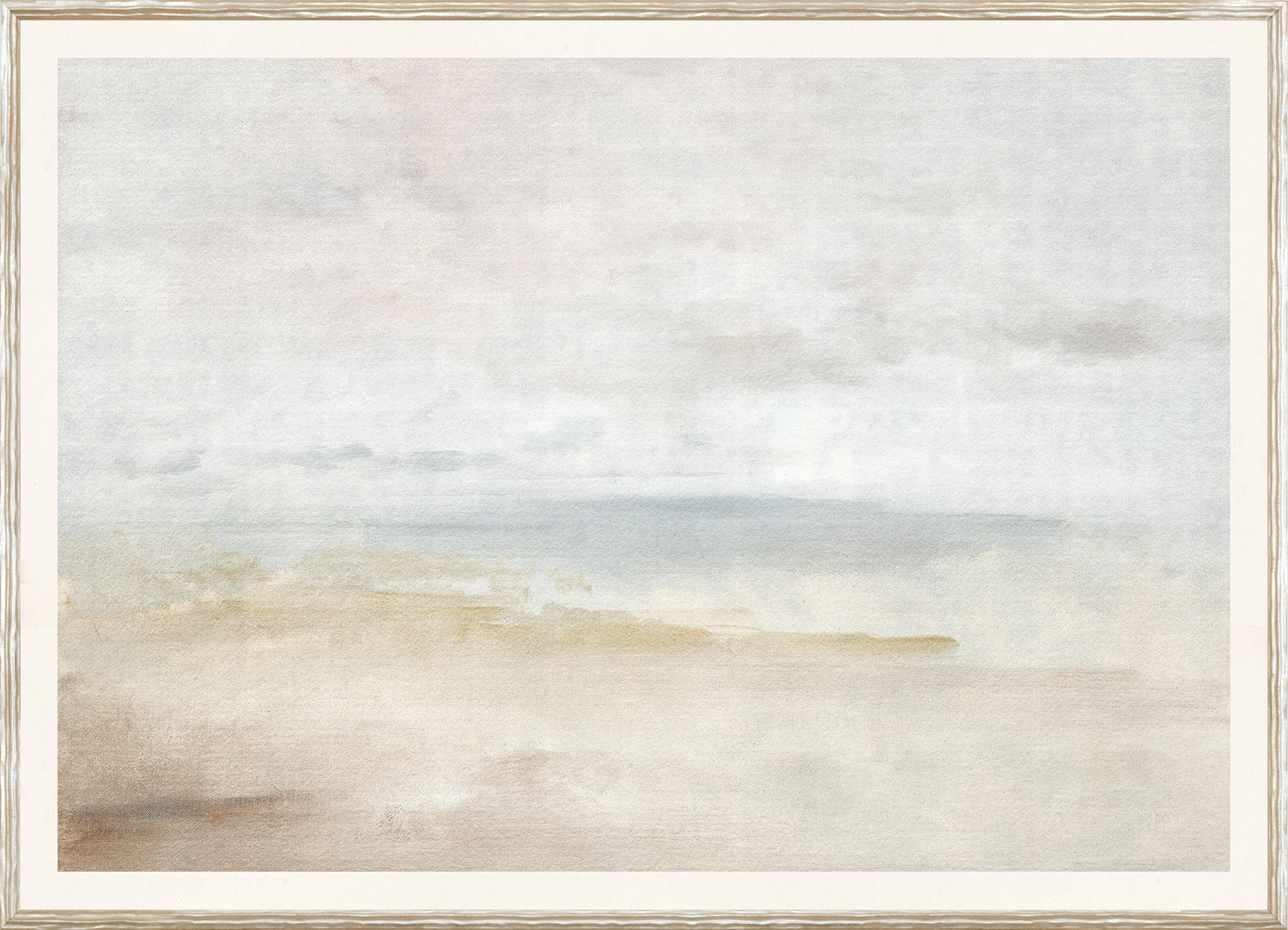 Pastel Sea View Ii framed art print