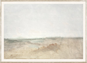 Pastel Sea View Iii framed art print