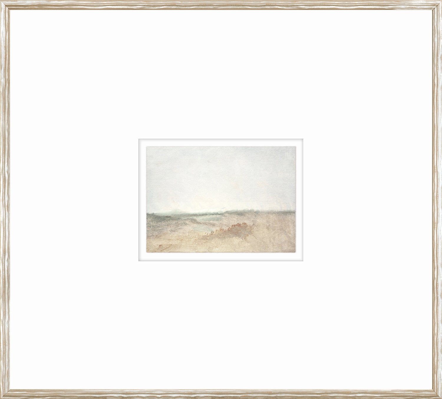 Pastel Sea View Iii framed art print