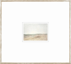Pastel Sea View Iii framed art print