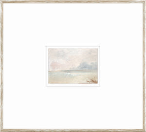 Pastel Sea View Iv framed art print
