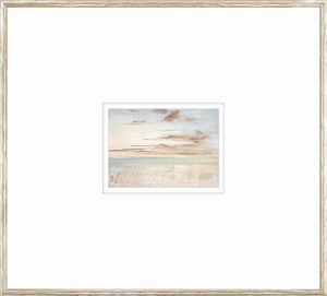 Pastel Sea View Vi framed art print