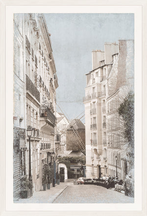 Paris Street View I framed art print