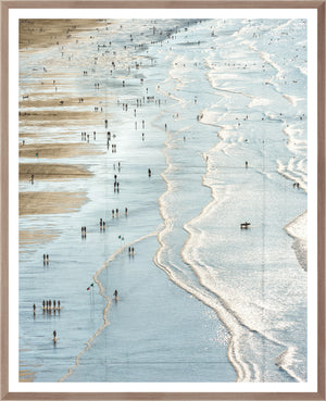 Playa De Zarautz framed art print