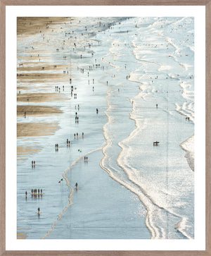 Playa De Zarautz framed art print