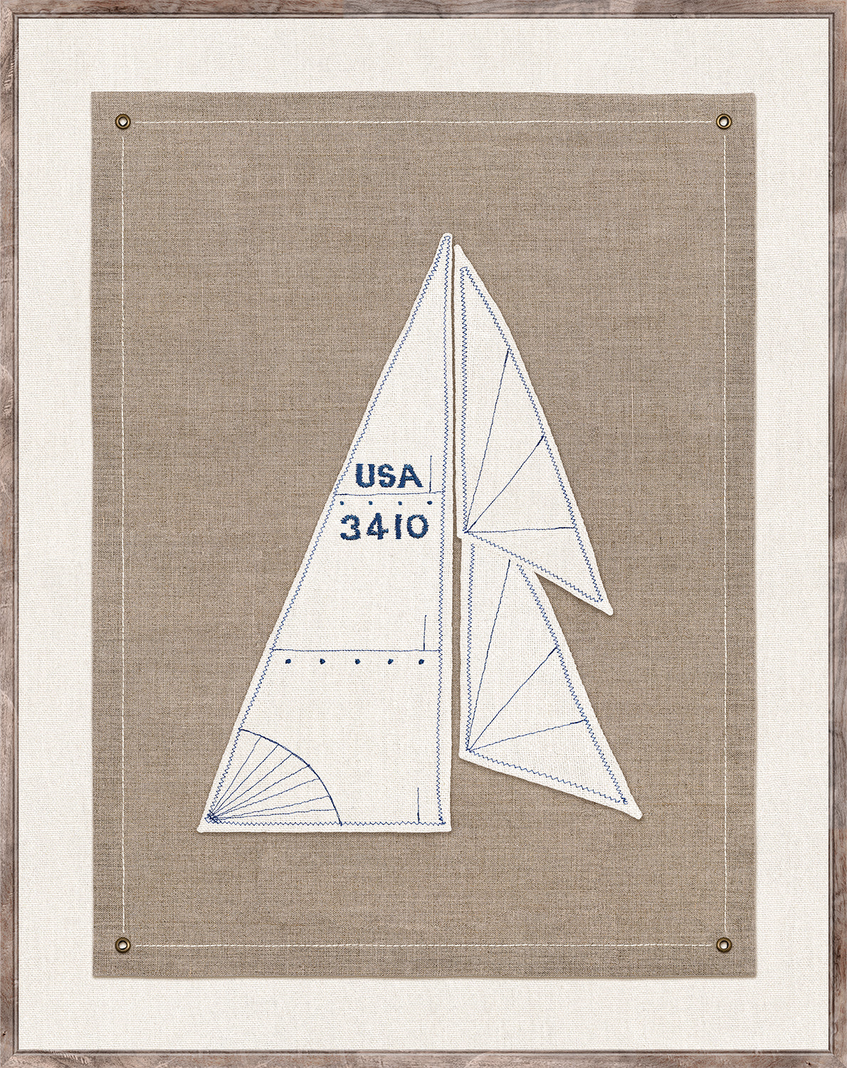 Set Sail II — still life fine art print shown from another angle