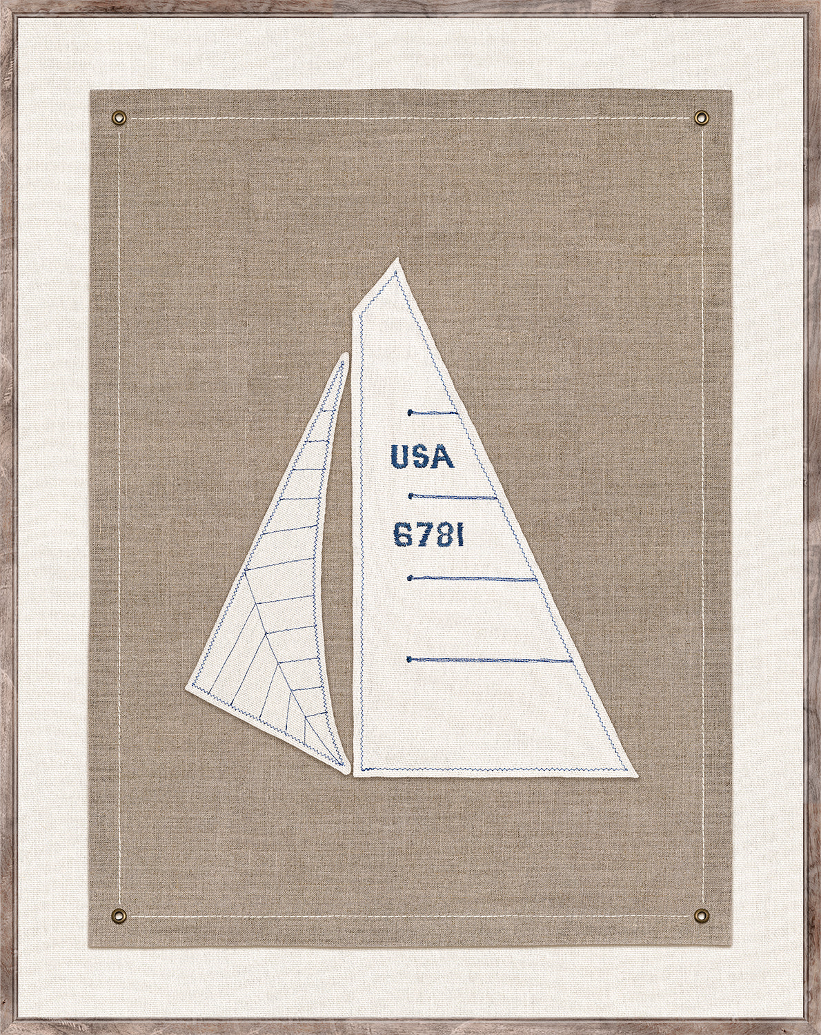 Set Sail III — still life fine art print shown from another angle