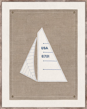 Set Sail III — still life fine art print shown from another angle