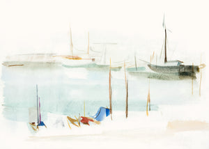 Marina View III wall art