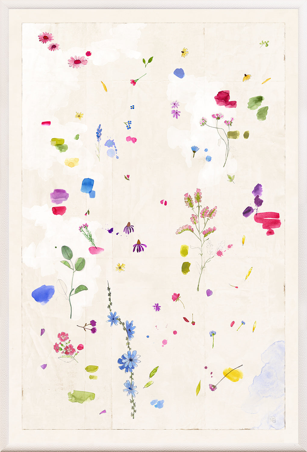 Midsummer Brights I, Mid — Celadon Art at Laurie Yapp Home.