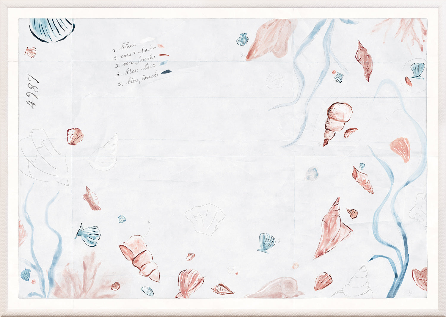 De la Mer, Sky, Mid — Celadon Art at Laurie Yapp Home.